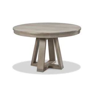 Belmont 42” Round Dining Table With Wood Pedestal