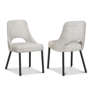 Evora Dining Chair With Metal Legs