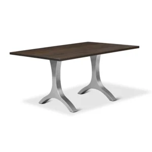 Evora 42” X 60” Double Pedestal Dining Table