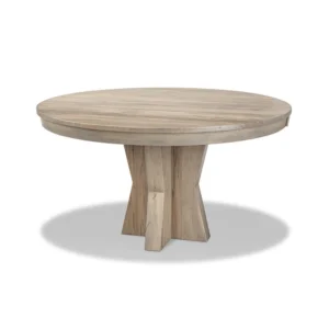 Jasper 42” Round Dining Table With Wood Top