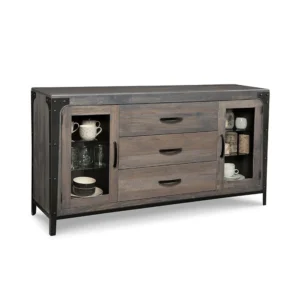 Portland 3 Drawer 2 Door Sideboard