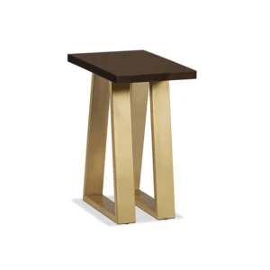 Belmont Metal Pedestal Chairside Table