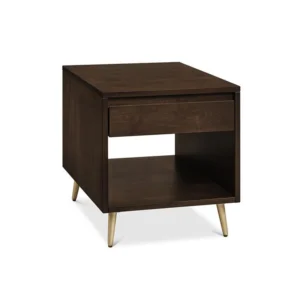 Evora End Table with Drawer and Shelf